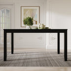 ChaletPosh 7 Pieces Dining Set with Linen Cover Dining Chair