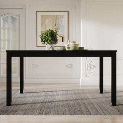 ChaletPosh 7 Pieces Dining Set with Linen Cover Dining Chair