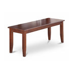5 Piece Dining Table Set for 4, Rectangle Kitchen Table with Butterfly Leaf and 4 Chairs, Mahogany Finish, 32x60 Inch