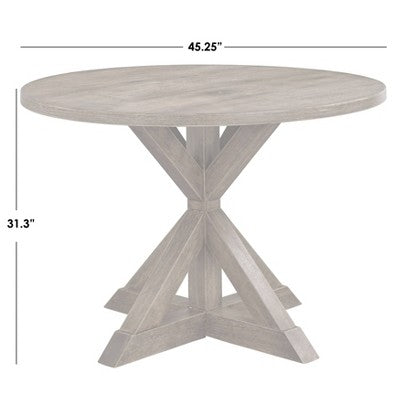 5pc Crenshaw Round Dining Set Driftwood - Buylateral