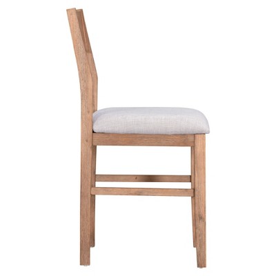 5-Piece Farmhouse Counter Height Dining Table Set with 1 Rectangular Dining Table and 4 Dining Chairs for Small Places - ModernLuxe