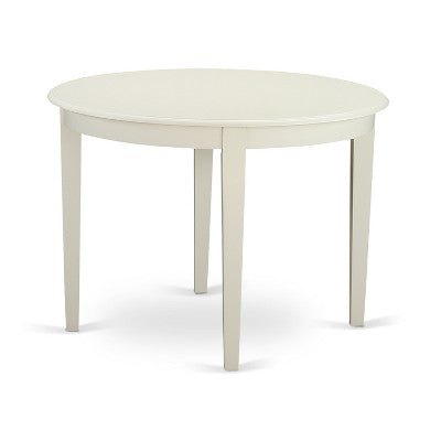 Round Kitchen Table Set for 4 - Dining Table with 2 Chairs - Mediterranean Style