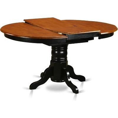 HomeStock Oval Kitchen Dining Table Set with 6 Chairs Modern Style