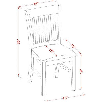 HomeStock Small Kitchen Table Set -Square Table And Kitchen Dining Chairs