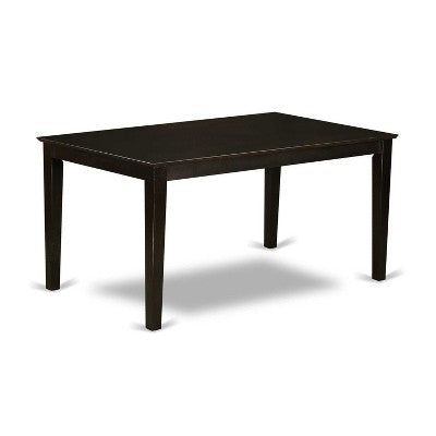 5-Piece Cappuccino Solid Wood Top - Dining Room Set - Seats 4