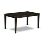 5-Piece Cappuccino Solid Wood Top - Dining Room Set - Seats 4