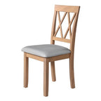 GDF Studio Avery 3 Piece Dining Set with Drop Leaf Dining Table and 2 Dining Upholstered Chairs