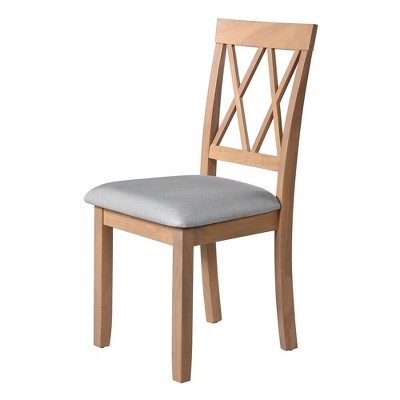 GDF Studio Avery 3 Piece Dining Set with Drop Leaf Dining Table and 2 Dining Upholstered Chairs