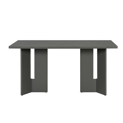7 Piece Farmhouse Dining Table Set Dining Set for 6, 60 Kitchen Table Set with 6 Upholstered Dining Chairs - ModernLuxe