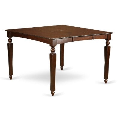 HomeStock Counter Height Dining Set Black Butterfly Leaf Table 8 Chairs