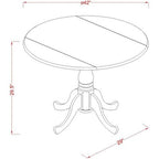Small Kitchen Table Set-Round Kitchen Table And 2 Chairs