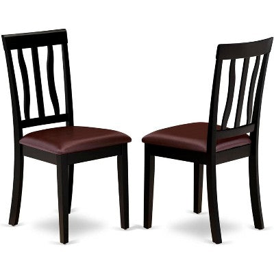 HomeStock Oval Kitchen Dining Table Set with 6 Chairs Modern Style