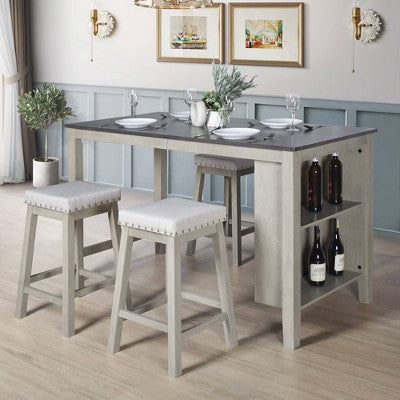 Home Design 5pc Africa Counter Height Dining Set